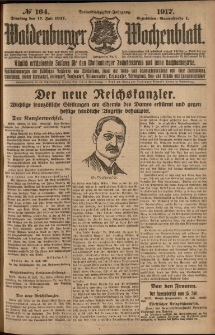 Waldenburger Wochenblatt, Jg. 63, 1917, nr 164
