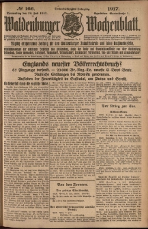 Waldenburger Wochenblatt, Jg. 63, 1917, nr 166