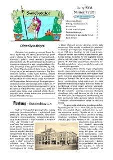Świebodzice - Dzieje Miasta, 2008, nr 2 (123) [Dokument elektroniczny]