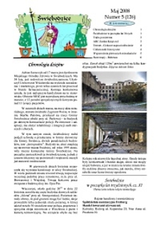 Świebodzice - Dzieje Miasta, 2008, nr 5 (126) [Dokument elektroniczny]