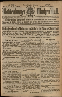 Waldenburger Wochenblatt, Jg. 63, 1917, nr 200