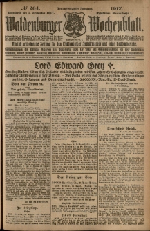 Waldenburger Wochenblatt, Jg. 63, 1917, nr 204