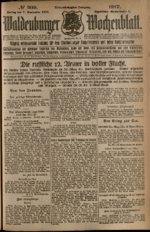 Waldenburger Wochenblatt, Jg. 63, 1917, nr 209