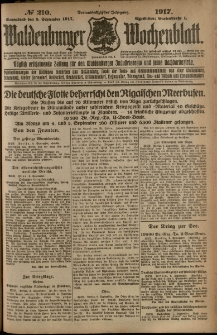 Waldenburger Wochenblatt, Jg. 63, 1917, nr 210