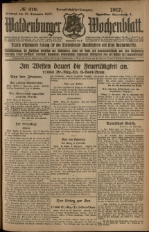 Waldenburger Wochenblatt, Jg. 63, 1917, nr 219