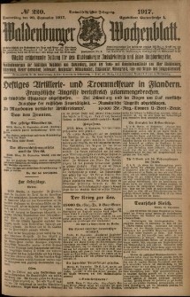 Waldenburger Wochenblatt, Jg. 63, 1917, nr 220