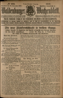Waldenburger Wochenblatt, Jg. 63, 1917, nr 222