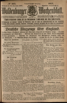 Waldenburger Wochenblatt, Jg. 63, 1917, nr 225