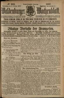 Waldenburger Wochenblatt, Jg. 63, 1917, nr 232