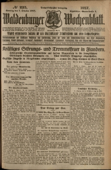 Waldenburger Wochenblatt, Jg. 63, 1917, nr 235