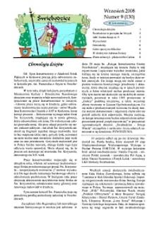 Świebodzice - Dzieje Miasta, 2008, nr 9 (130) [Dokument elektroniczny]
