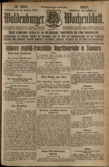 Waldenburger Wochenblatt, Jg. 63, 1917, nr 238