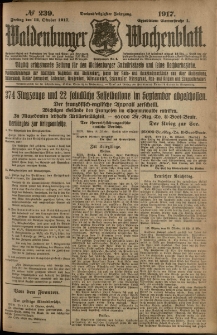 Waldenburger Wochenblatt, Jg. 63, 1917, nr 239