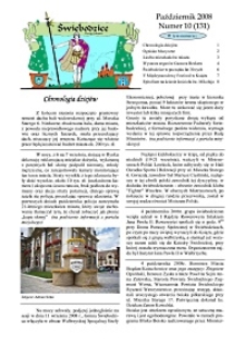 Świebodzice - Dzieje Miasta, 2008, nr 10 (131) [Dokument elektroniczny]