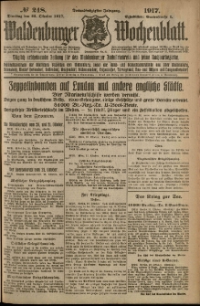 Waldenburger Wochenblatt, Jg. 63, 1917, nr 248