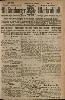 Waldenburger Wochenblatt, Jg. 63, 1917, nr 251