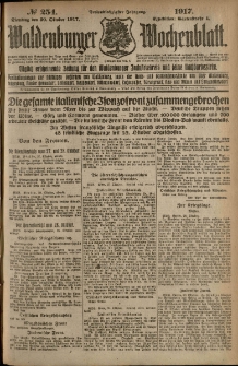 Waldenburger Wochenblatt, Jg. 63, 1917, nr 254