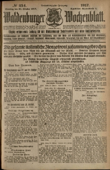 Waldenburger Wochenblatt, Jg. 63, 1917, nr 254