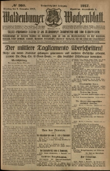 Waldenburger Wochenblatt, Jg. 63, 1917, nr 260