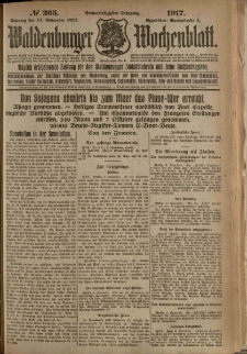 Waldenburger Wochenblatt, Jg. 63, 1917, nr 265