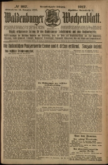Waldenburger Wochenblatt, Jg. 63, 1917, nr 267