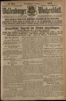 Waldenburger Wochenblatt, Jg. 63, 1917, nr 270