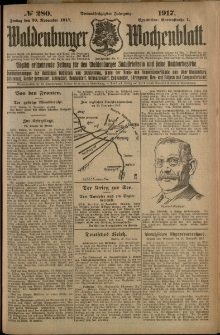 Waldenburger Wochenblatt, Jg. 63, 1917, nr 280