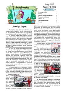 Świebodzice - Dzieje Miasta, 2007, nr 2 (111) [Dokument elektroniczny]
