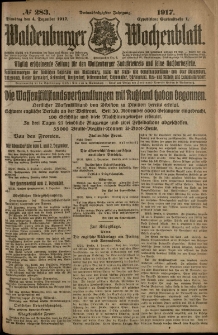 Waldenburger Wochenblatt, Jg. 63, 1917, nr 283