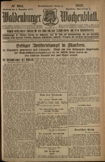Waldenburger Wochenblatt, Jg. 63, 1917, nr 284