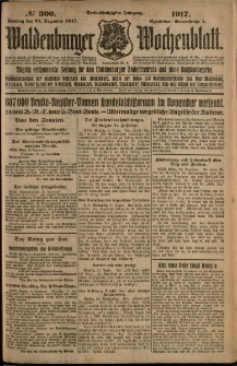 Waldenburger Wochenblatt, Jg. 63, 1917, nr 300