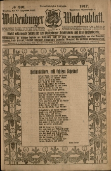 Waldenburger Wochenblatt, Jg. 63, 1917, nr 301