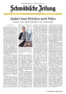 Junker baut Brücken nach Polen. Breslauer Archiv verleiht Ullrich Junker eine Gedenkmedaille [Dokument elektroniczny]