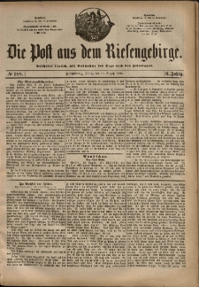 Die Post aus dem Riesengebirge, 1885, nr 188