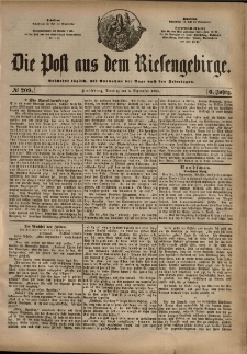 Die Post aus dem Riesengebirge, 1885, nr 209