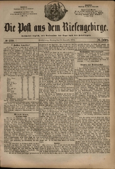 Die Post aus dem Riesengebirge, 1885, nr 219
