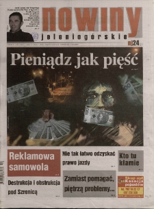 Nowiny Jeleniogórskie : tygodnik społeczny, R.56!, 2015, nr 14 (2911) [Dokument elektroniczny]