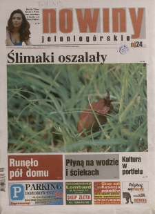 Nowiny Jeleniogórskie : tygodnik społeczny, R.56!, 2014, nr 29 (2873) [Dokument elektroniczny]