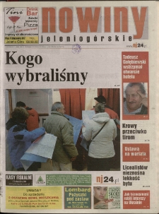 Nowiny Jeleniogórskie : tygodnik społeczny, R. 52, 2010, nr 47 (2683)