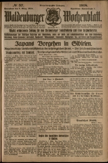 Waldenburger Wochenblatt, Jg. 64, 1918, nr 57
