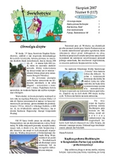 Świebodzice - Dzieje Miasta, 2007, nr 8 (117) [Dokument elektroniczny]