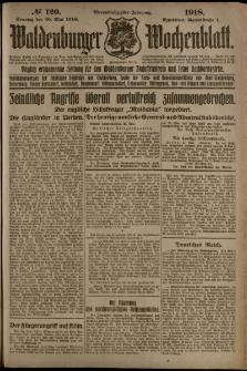 Waldenburger Wochenblatt, Jg. 64, 1918, nr 120