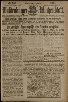 Waldenburger Wochenblatt, Jg. 64, 1918, nr 126