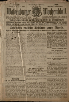 Waldenburger Wochenblatt, Jg. 64, 1918, nr 150