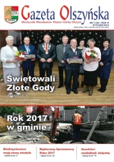 Gazeta Olszyńska, 2018, nr 1