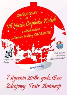 VII Nasza Cieplicka Kolęda - plakat [Dokument życia społecznego]
