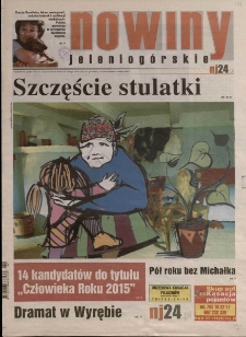 Nowiny Jeleniogórskie : tygodnik społeczny, R.57!, 2016, nr 2 (2951)