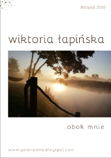 Wiktoria Łapińska – Obok mnie - plakat [Dokument elektroniczny]