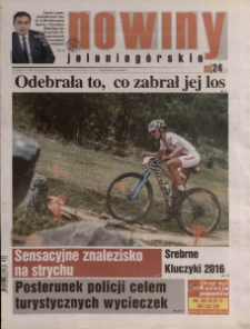 Nowiny Jeleniogórskie : tygodnik społeczny, R.58!, 2016, nr 34 (2983)