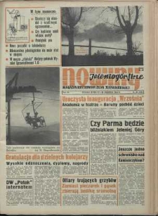 Nowiny Jeleniogórskie : magazyn ilustrowany ziemi jeleniogórskiej, R. 7, 1964, nr 38 (338)